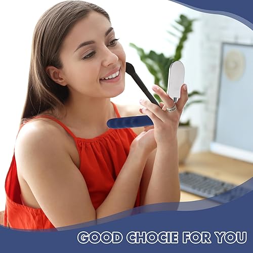 Miniatura 5 de Espejo de inspección telescópico de acero inoxidable con mango largo, extensible, herramienta de espejo telescópico para técnicos, mecánicos