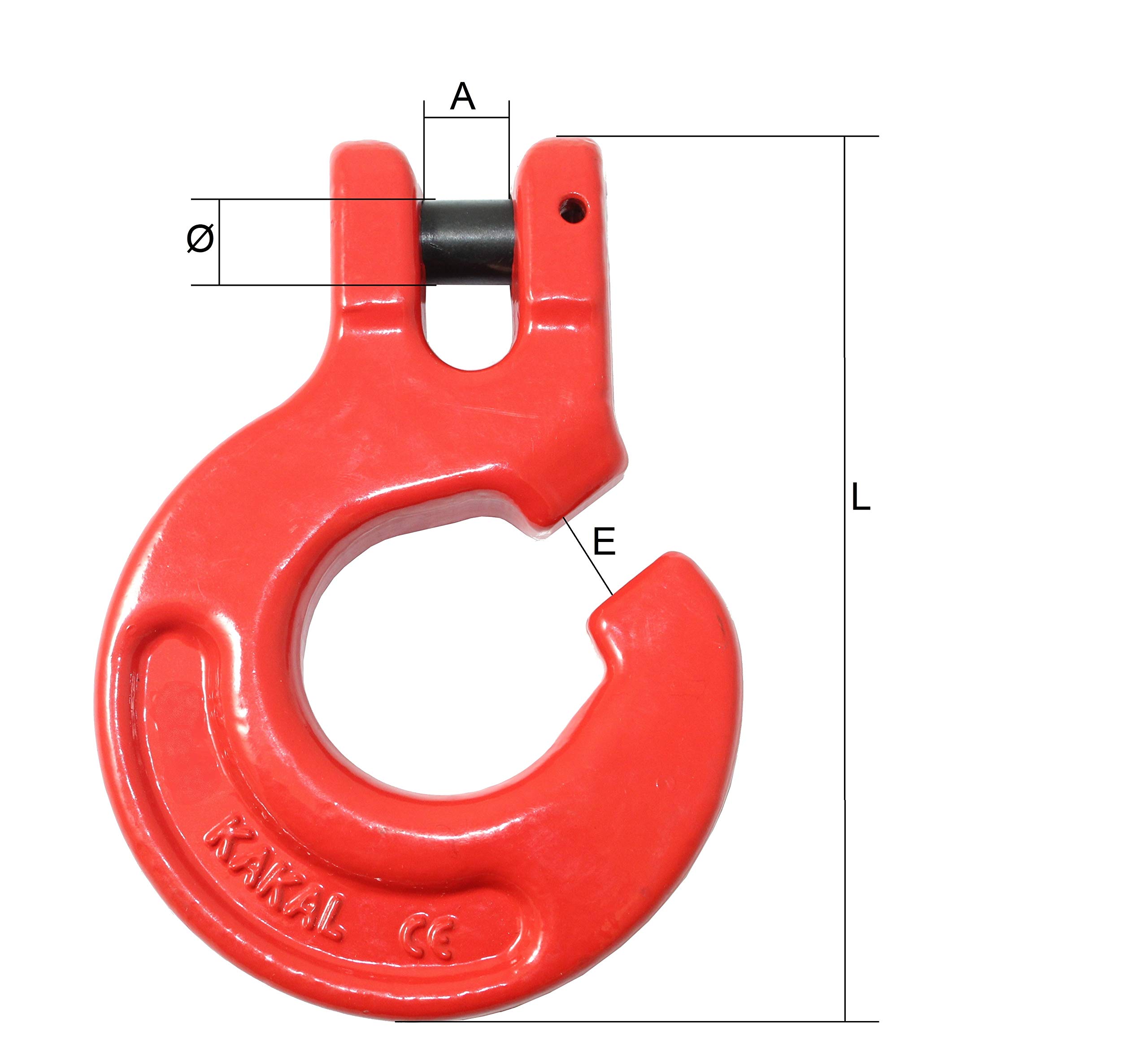 Produktbild von Forsthaken Schlinghaken – Güteklasse 8, Für 8 Mm Kette, Zul. Zugkraft 4000 DaN