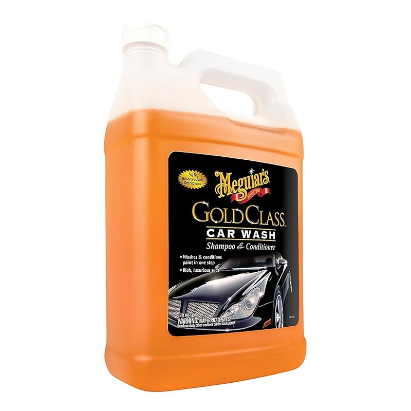 Meguiar's Gold Class Shampoo, 1 GAL BT, 4/CV 128 Fl Oz (Pack of 1)
