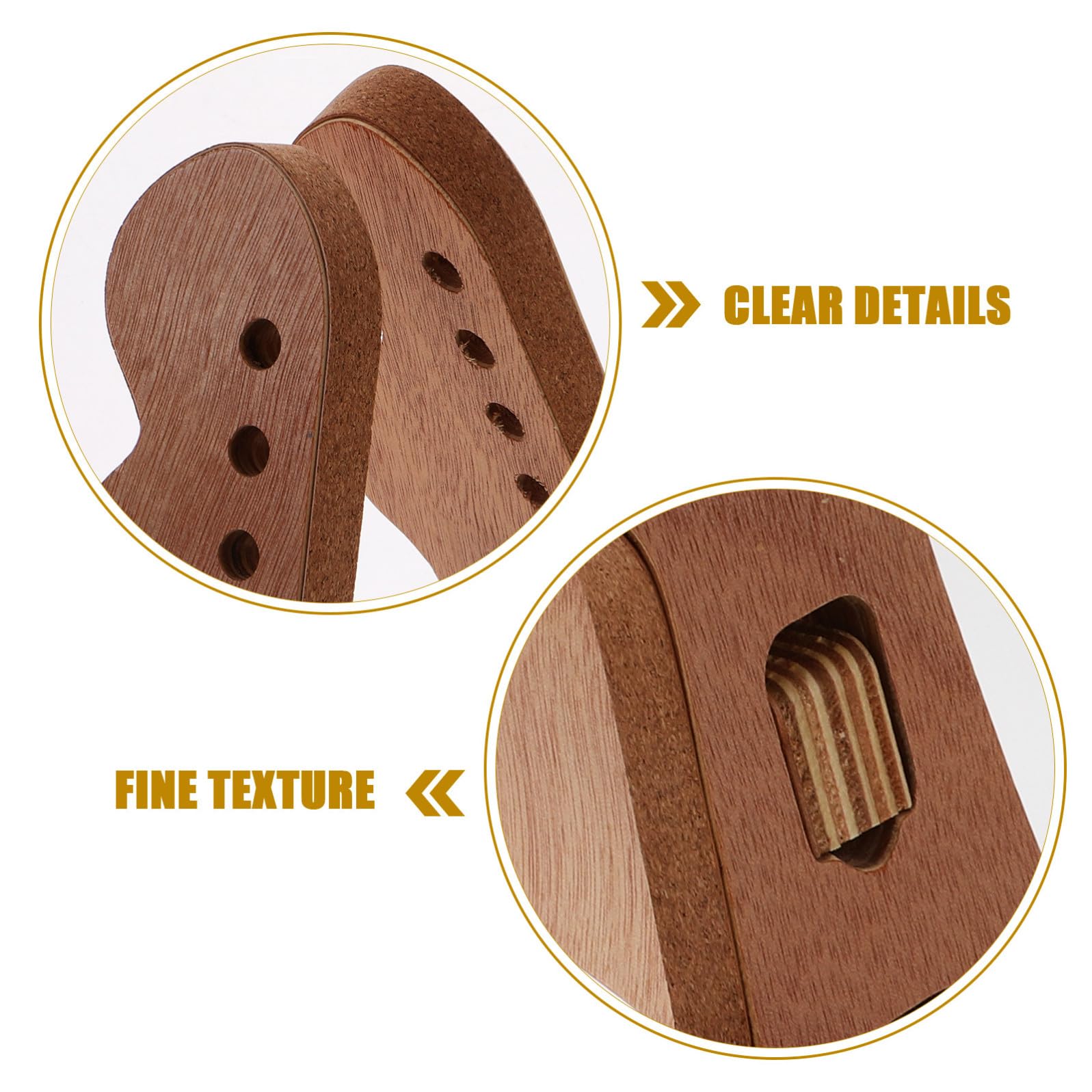 Supporto per Chitarra in Legno Stabile Design Verticale, Adatto per Ukulele e Violino, per Case e Performance Musicali