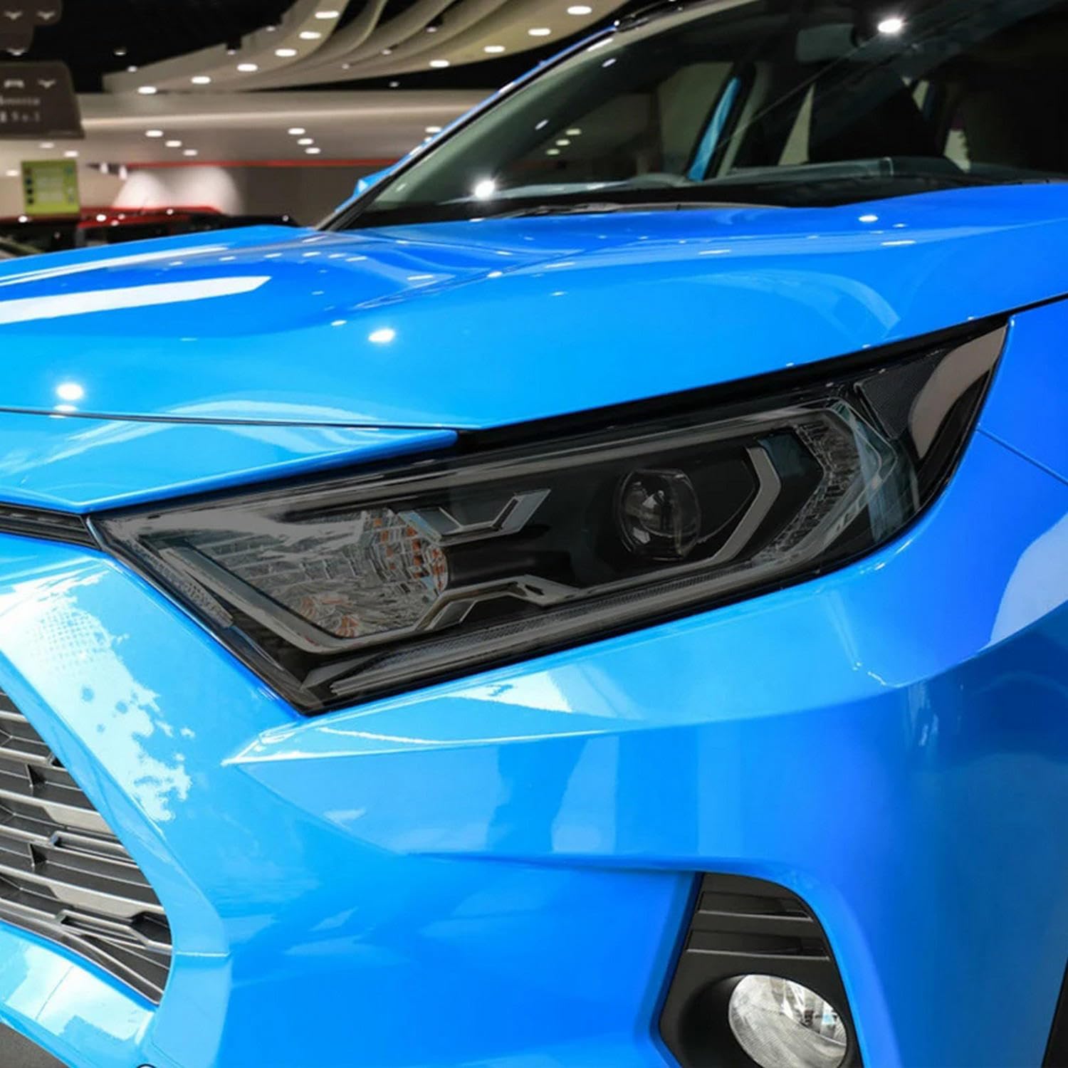 Autocollant phare voiture tpu gerrit noir pour protéger votre toyota rav4 xa50 en voyage