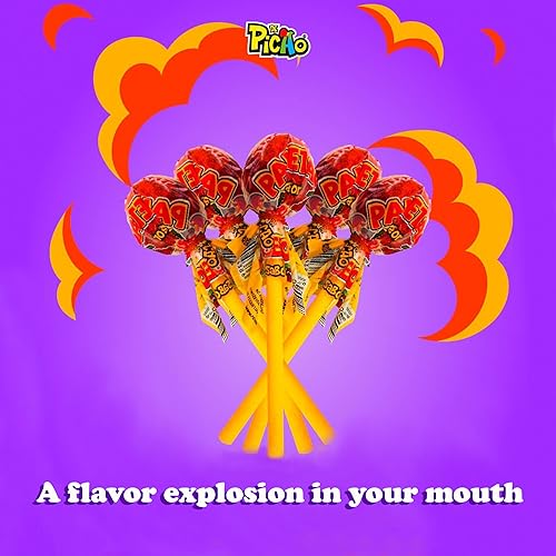 Miniatura 3 de PiCAo Paletas de caramelo mexicanas de tamarindo, 16 unidades, Paletao de Tamarindo, Dulces Mexicanos