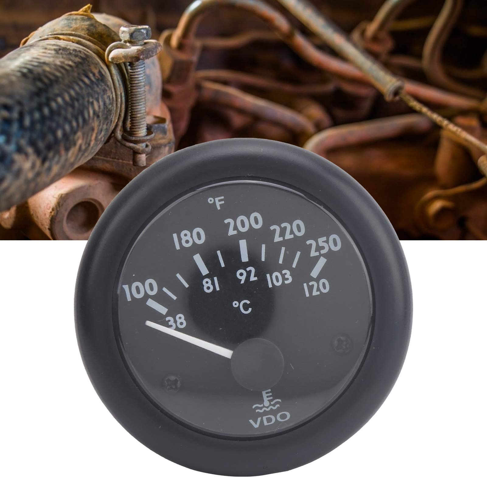 WT 52mm pointeur moteur jauge de température de l'eau jauge de température de l'eau électromagnétique DC12V