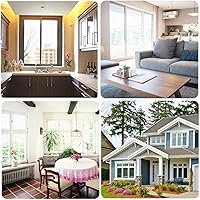 Vista 6 de TOOLTRIZ Pantalla de repuesto para ventanas y puerta mosquitera, malla de fibra de vidrio duradera de 48 x 118 pulgadas, pantalla y reparación