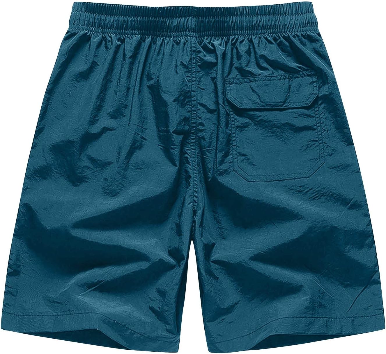 Ymosrh Men's Athletic Shorts with Pockets Casual Drawstring Summer Beach Stretch Workout Jogging Running Short Pants