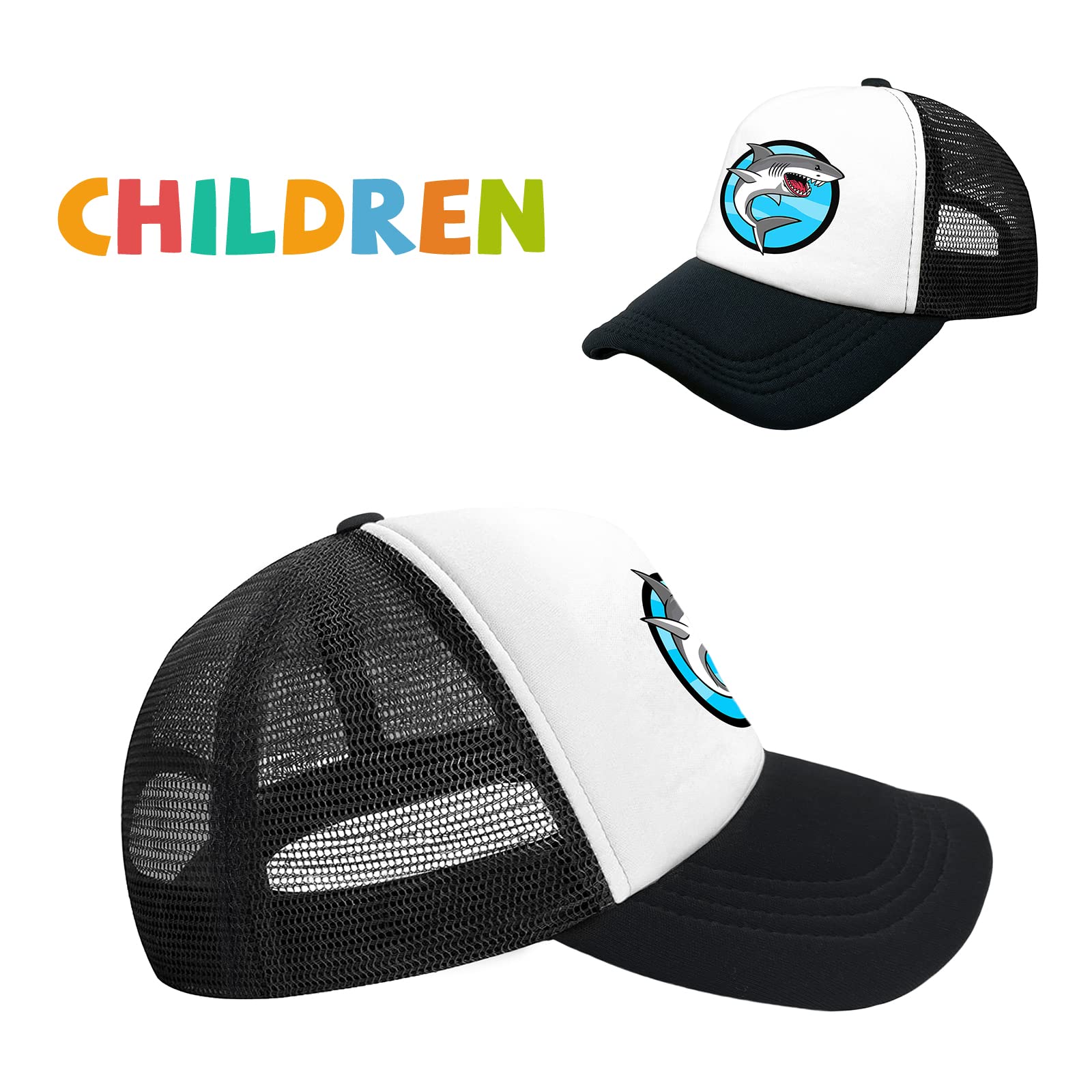 Negi Toddler Hats for Boys Boys and Girls 3-13 Years Old Teen Toddler Mesh Hat Baseball Trucker Hat