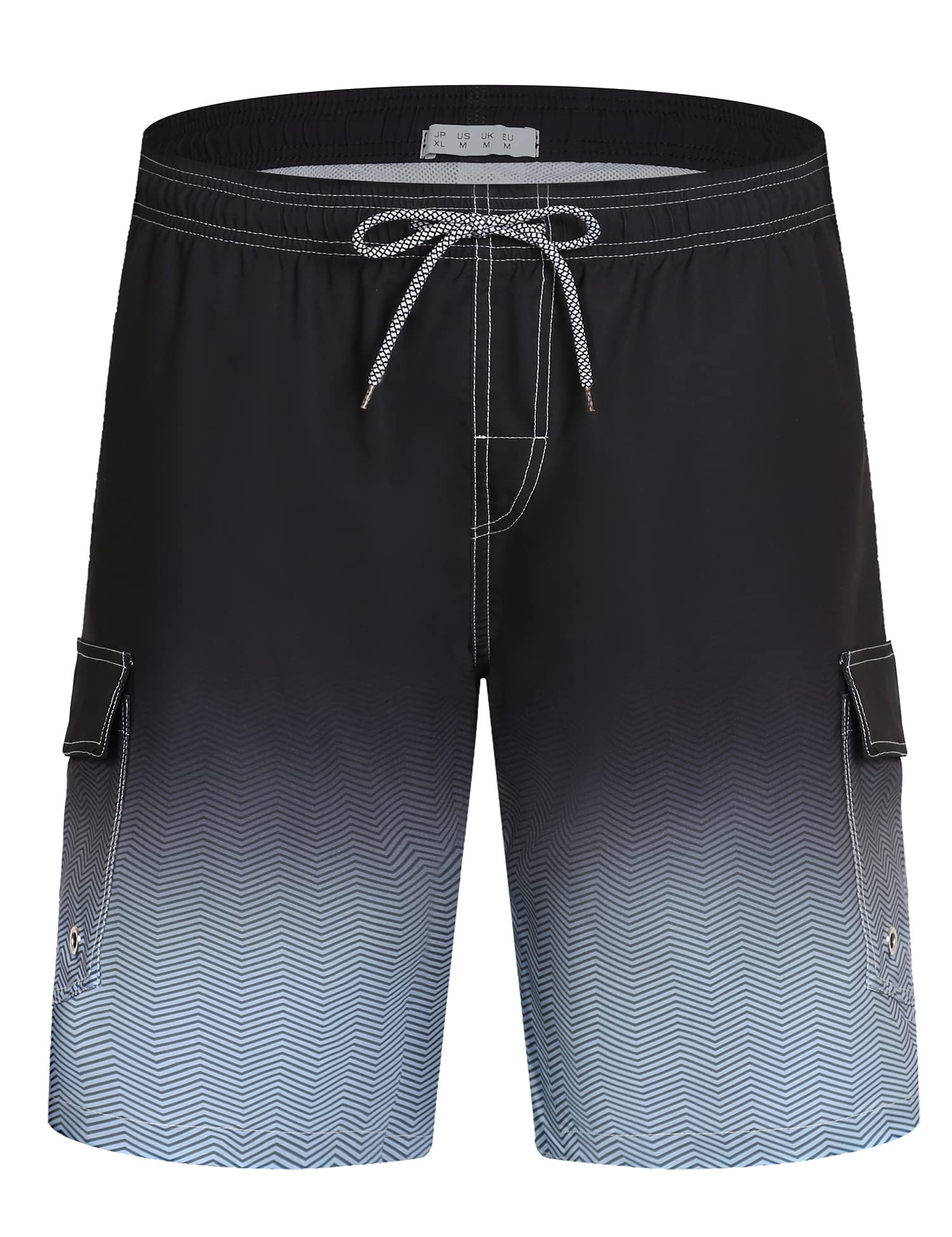 APTRO Men's Swim Trunks 9" Quick Dry Bathing Suit Big & Tall Beach Swimsuits