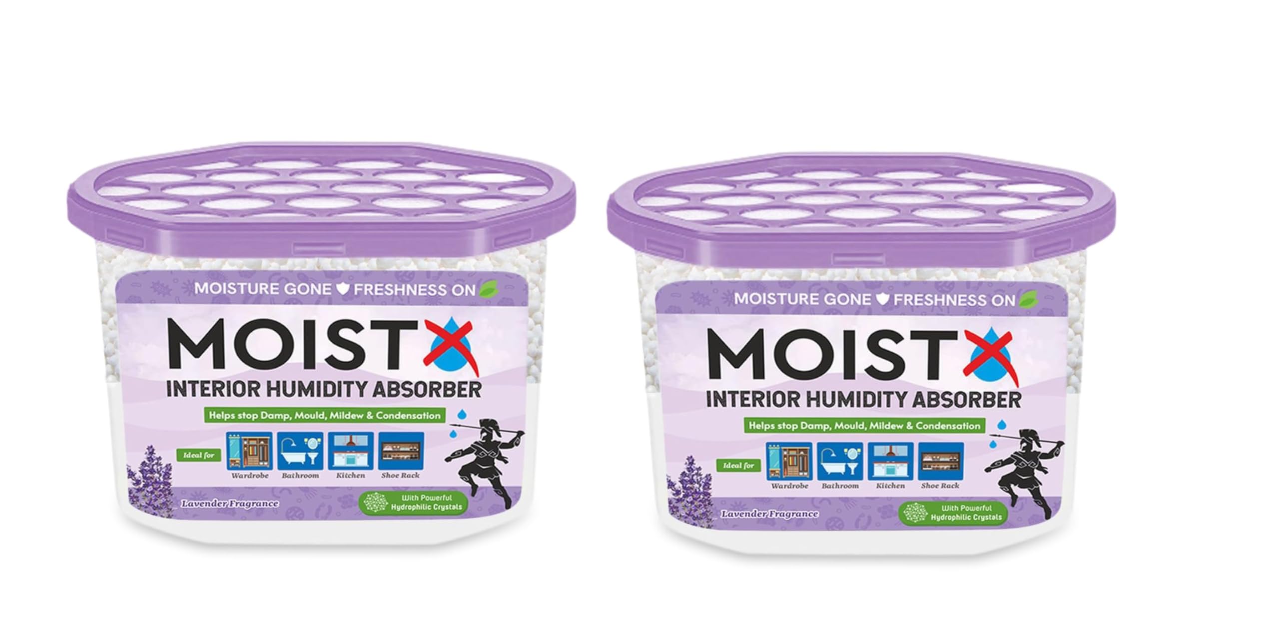 Moisture Absorber 300g Box with Lavender Fragrance (Pack2)-image-12