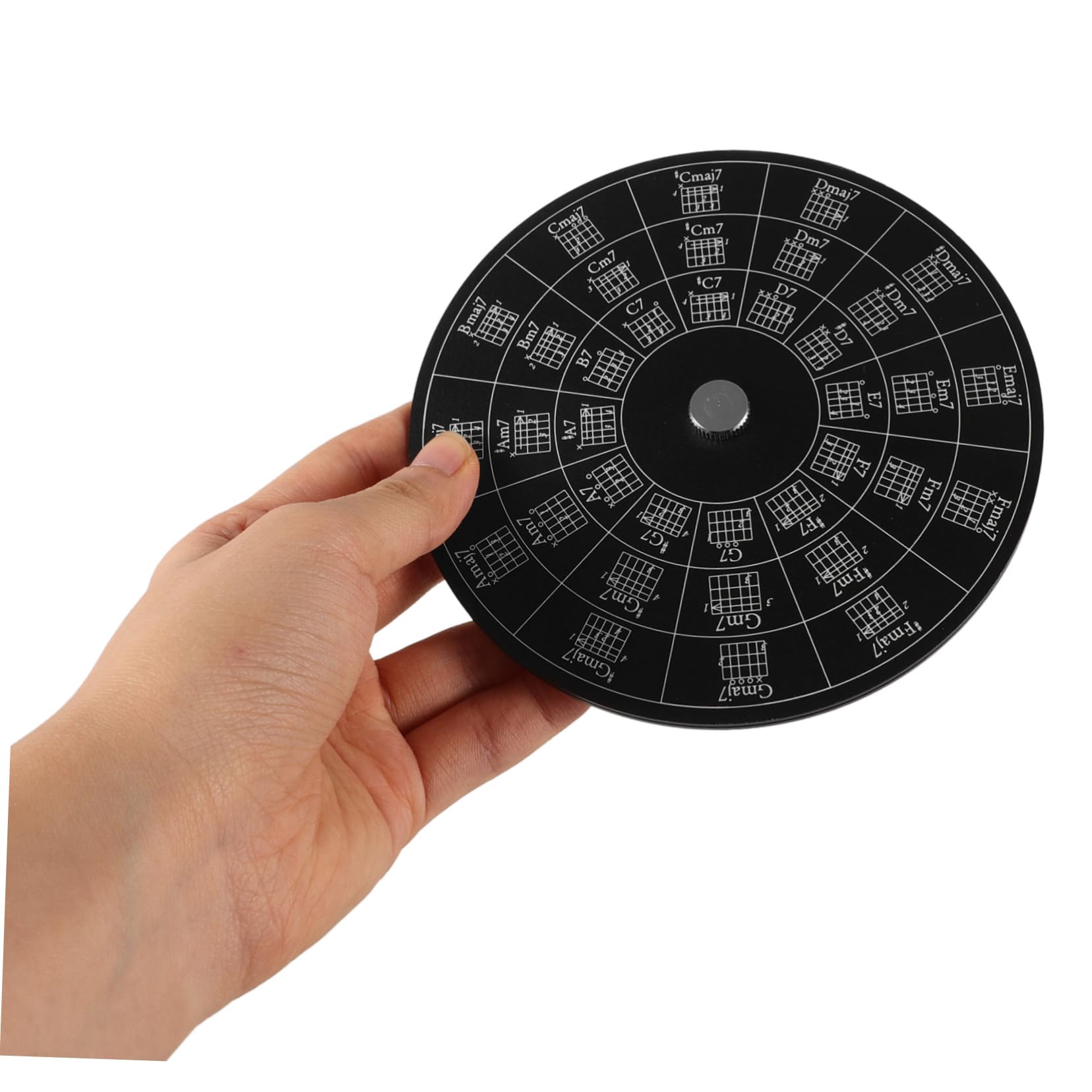 ibasenice 3stücke Guitar Chord Wheel Aus Aluminiumlegierung Musikalisches Hilfsmittel Zur Harmonielehre Leicht Und Langlebig Für Gitarrenanfänger Und Liebhaber