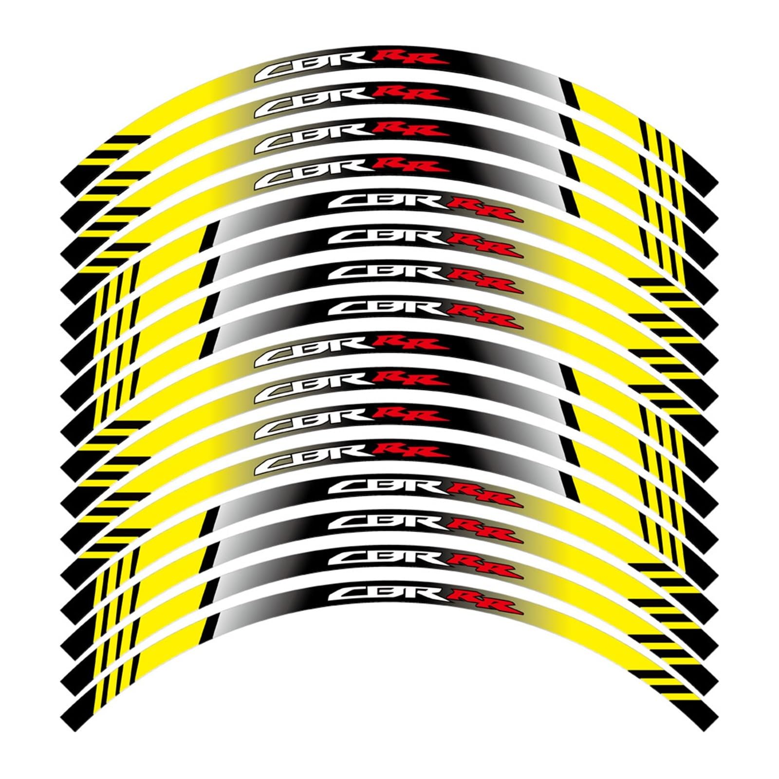 Reflective Sticker Reflective Motorcycle Wheel Sticker Rim Stripe Tape Decal Accessori Waterproof for CBR1000RR CBR600RR Cbr250rr