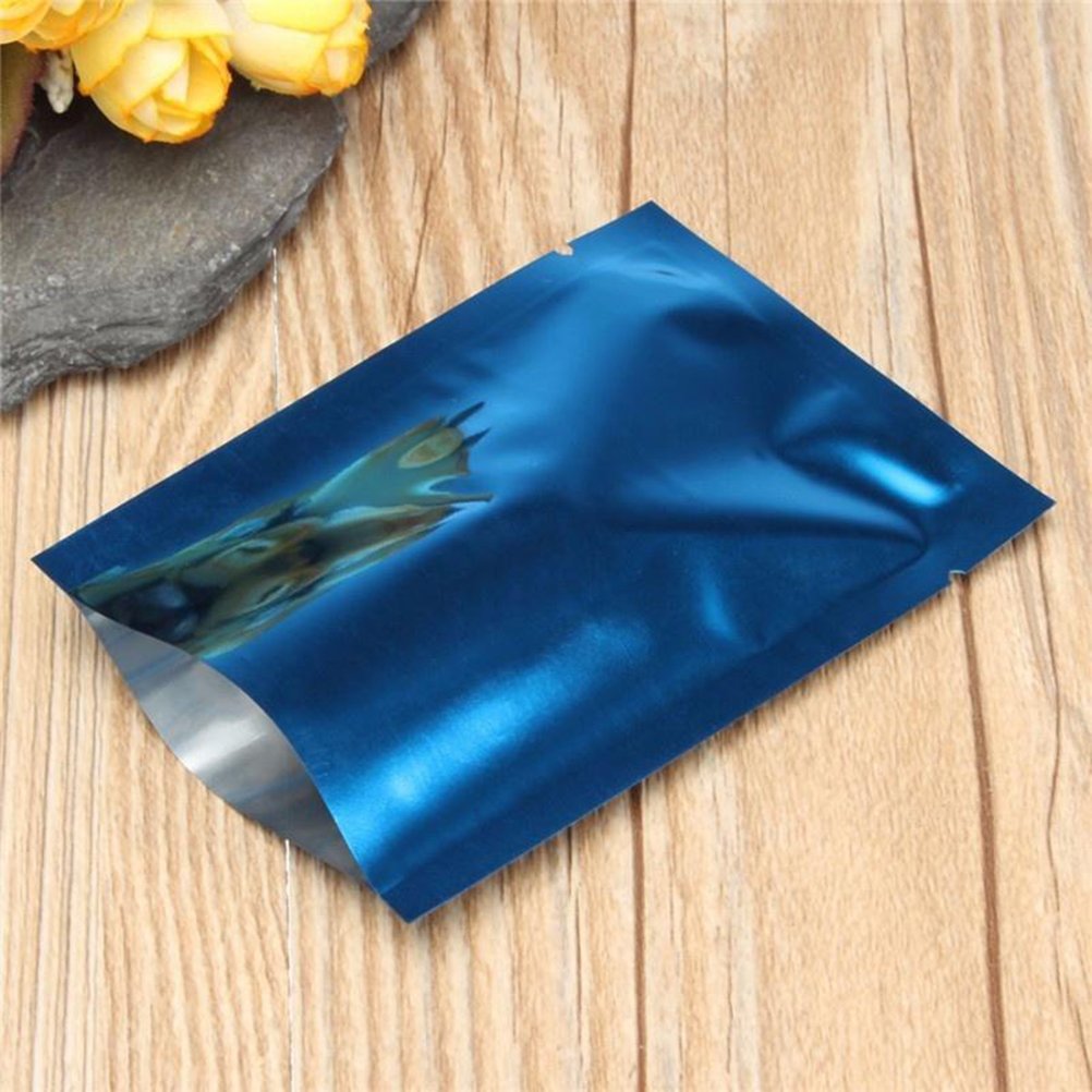 100 stuks hersluitbare zakjes, geurremmend, 10 x 17,5 cm, mylar-zakjes, aluminiumfolie, holografische platte zakken van aluminium voor het bewaren van levensmiddelen