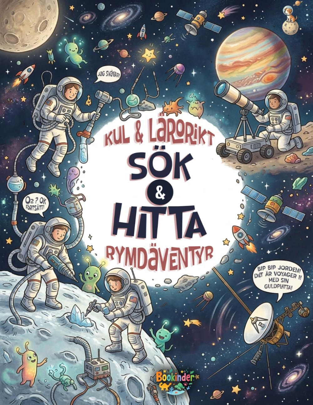 Sök och Hitta: Rymdäventyr Aktivitetsbok för barn 4–6 år