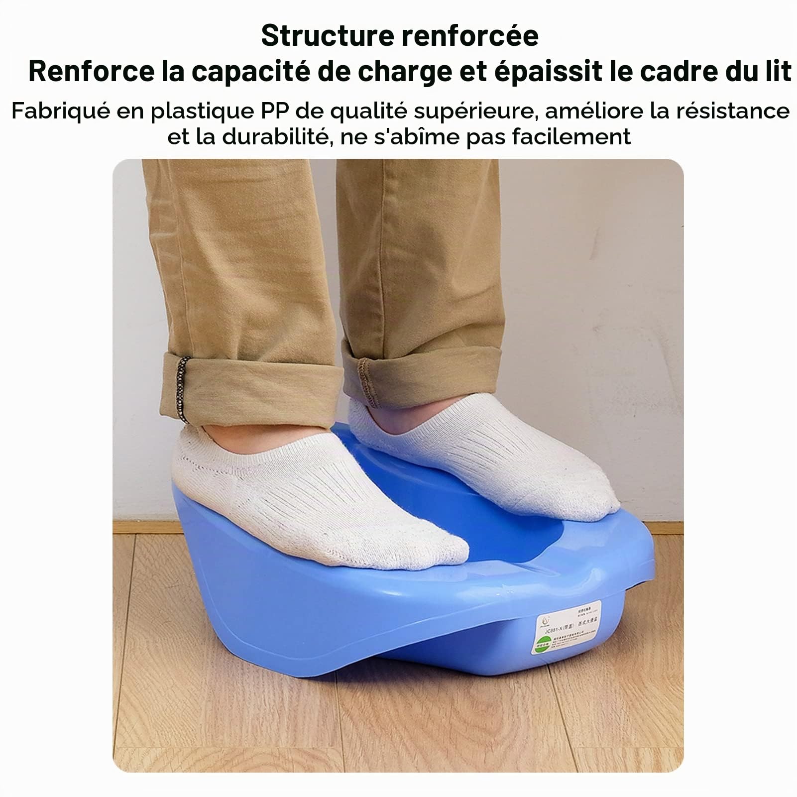 Bassin de Lit de Soins Infirmiers, Urinoir Robuste, Bassin de Lit Chausson avec Couvercle pour Adultes Âgés Alités