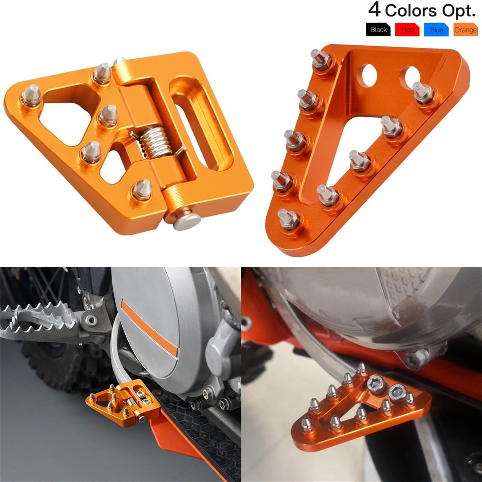 Zestaw linki sprzęgła motocykl Pasuje do EXC 300 XCW EXCF TPi 500 450 400 350 300 250 200 150 125 SX XC SXF XCF 2004-2023 tył motocykla końcówka pedału hamulca(2004-2016 BU)