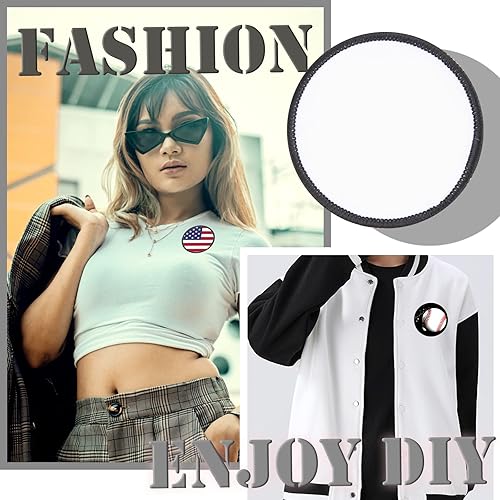 Miniatura 10 de 30 parches de sublimación  Parches en blanco para planchar para manualidades, sombreros, gorras, mochilas, uniformes (rectángulo30 piezas) -3.15 x