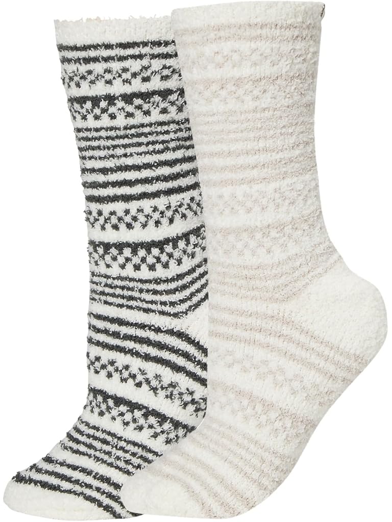 Multi Barefoot Dreams Cozychic ® Checkered Stripe Sock Set
