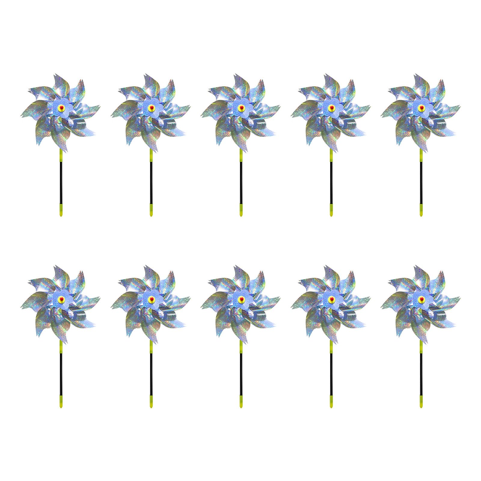 Windmills Styles Decorations for Bird Control in Residential Area and Fruit Orchards Enhancing Outdoor Garden Spaces Wind Driven Bird Decorations