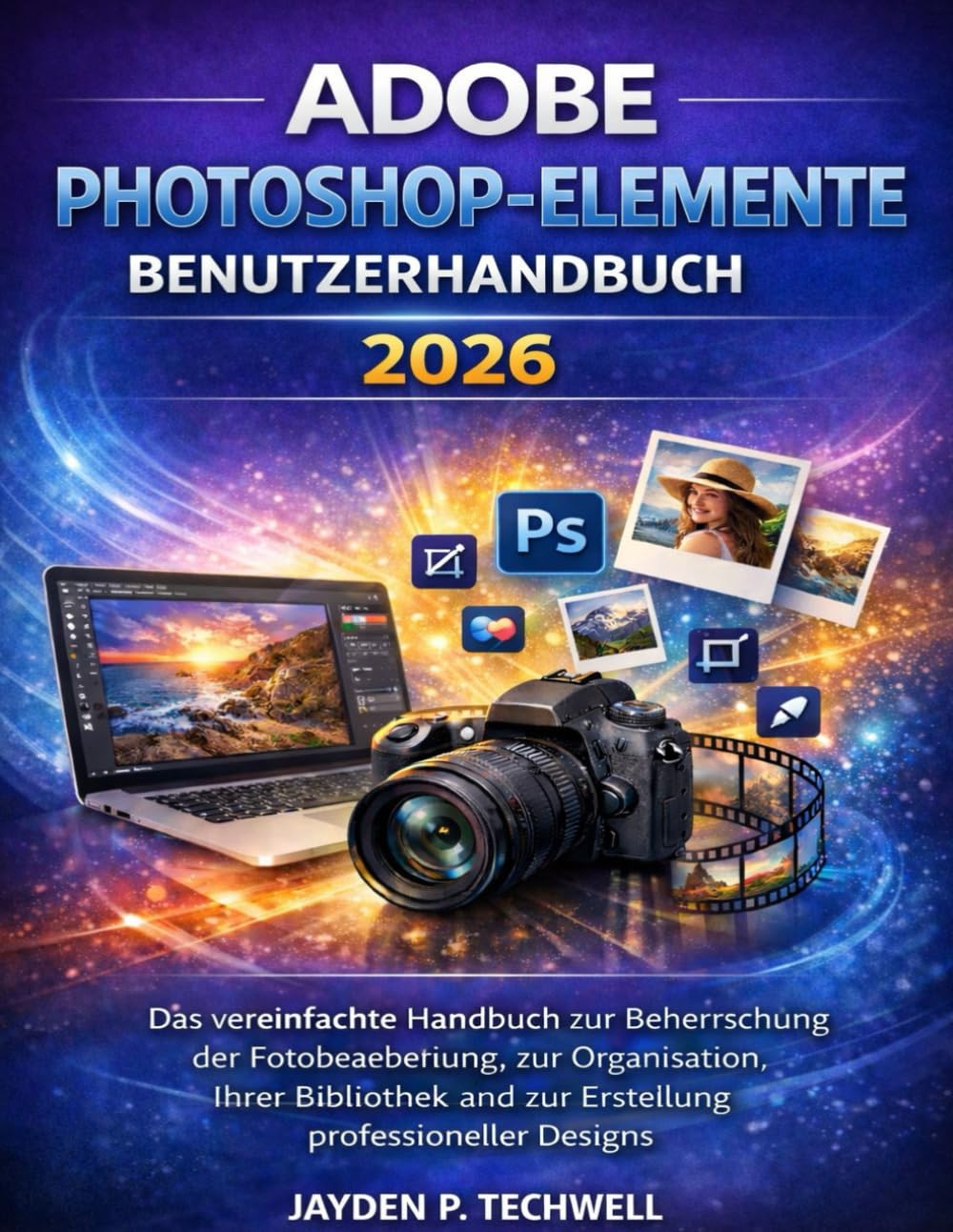 ADOBE PHOTOSHOP-ELEMENTE BENUTZERHANDBUCH 2026: Das vereinfachte Handbuch zur Beherrschung der Fotobearbeitung, zur Organisation Ihrer Bibliothek und zur Erstellung professioneller Designs