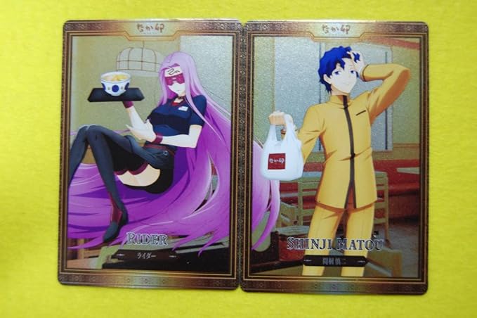 Amazon 劇場版 Fate Stay Nightheaven S Heel なか卯 書き下ろしメタリックカード ライダー 間桐 慎二 アニメ 萌えグッズ 通販
