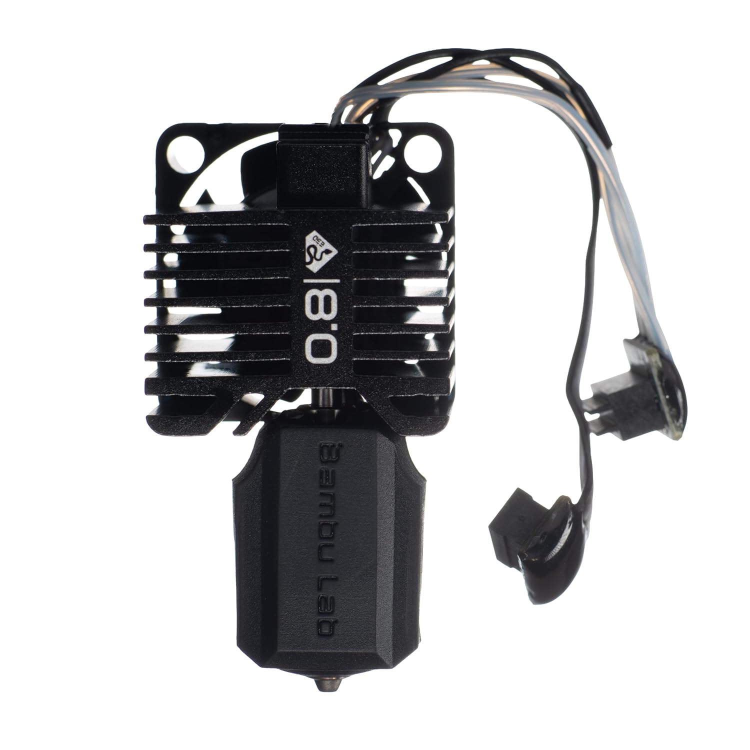 Diamondback Nozzles – Bambu Lab P1 Series Compatible (P1P / P1S) Complete Hotend Assembly – Solid Diamond Tip 3D Printer Nozzles, Improved Extrusion, Any Filament, Long Life, Wear Resistant (0.4mm)