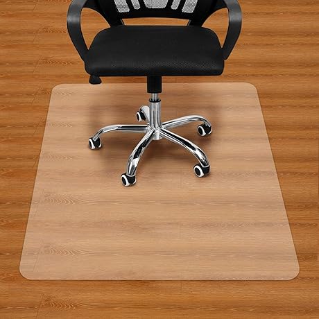 BesWin Heavy Duty Office Chair Mat, Office Home Floor Protector, Easy Glide...