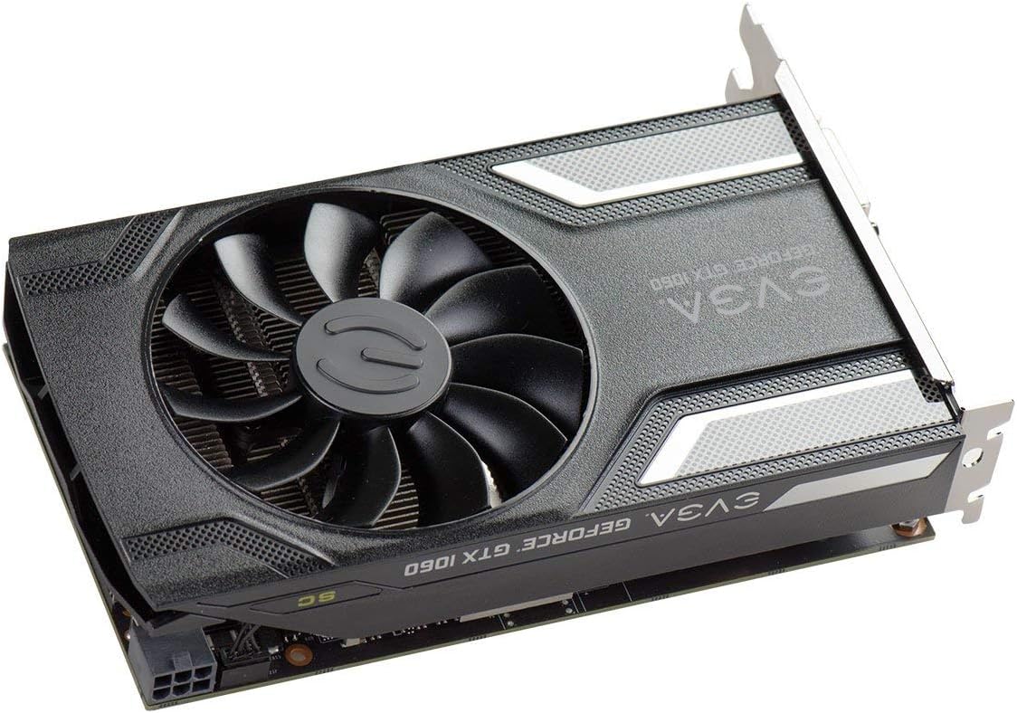 EVGA GeForce GTX 1060 SC GAMING, ACX 2.0 (Single Fan), 6GB GDDR5, DX12 OSD Support (PXOC), 06G-P4-6163-KR (Renewed)