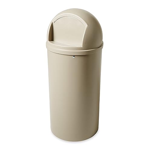 Miniatura 2 de Rubbermaid Commercial Marshal Classic, papelera, Beige, 1