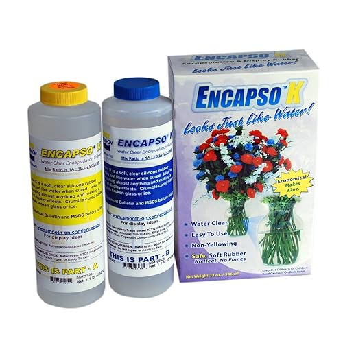 Encapso K - Water Clear EncapsulationDisplay Rubber - Pint Unit Encapso K - Water Clear EncapsulationDisplay Rubber - Pint Unit