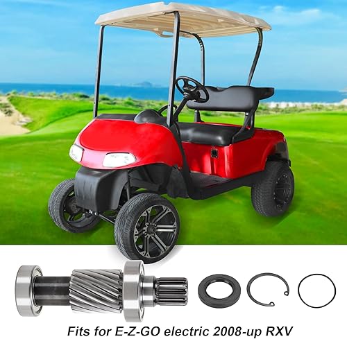 Miniatura 6 de Roykaw Kit de eje de entrada para carrito de golf, resorte de cierre, sello de aceite, sello de junta tórica para modelos eléctricos EZGO RXV