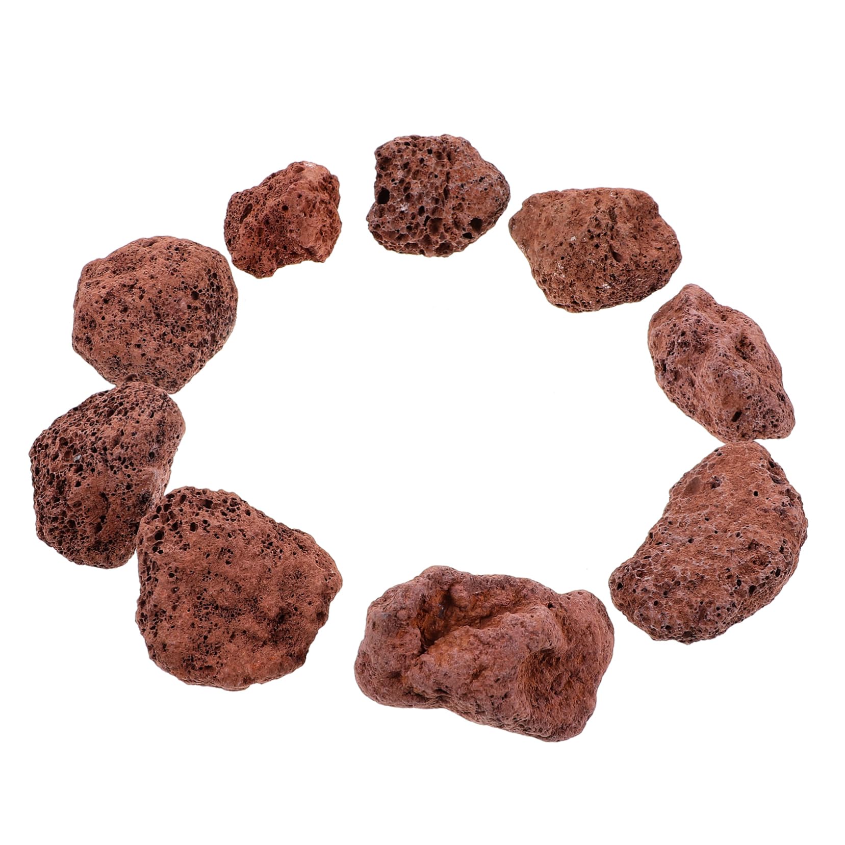 Toddmomy Ornements en Pierre Volcanique Faits À La Main Pierres Décoratives pour Aquarium Roche Volcanique Naturelle pour Plantes Succulentes