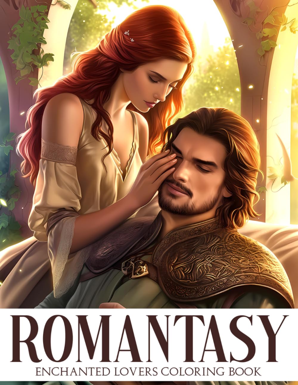 Romantasy Coloring Book: Forbidden Love Stories Coloring Pages Featuring Enchanted Kingdoms and Mythical Couples for Adults, Teens Enjoying Stress Relief and Artistic Expression
