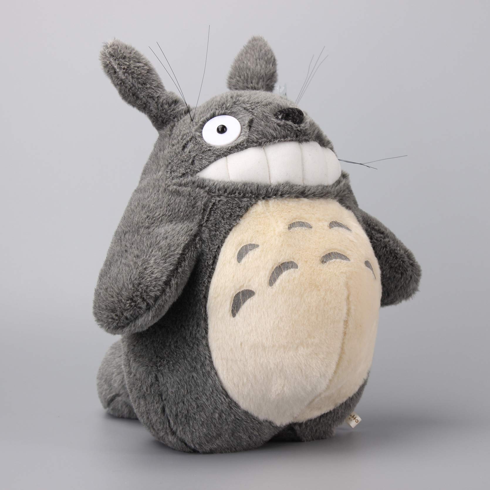 Cat Plüsch Kissen Katze Kuscheltier Stofftier Sofa Dekokissen Anime Baumwolle Spielzeugkissen Geschenk (Grin Cat)