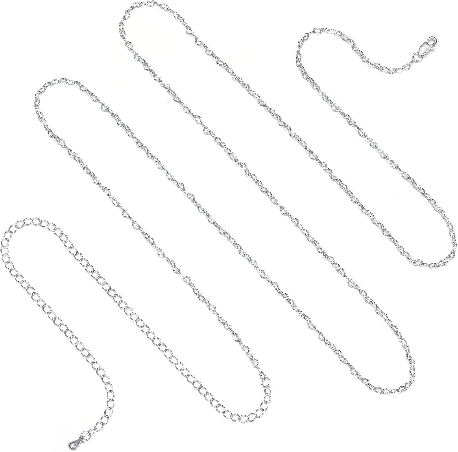 CHIC & ARTSY S925 Sterling Silver Belly Chain for Women - Lightweight Comfortable Waist Chain, Adjustable Sexy Bikini Body Chain, Coastal Vacation Jewellery