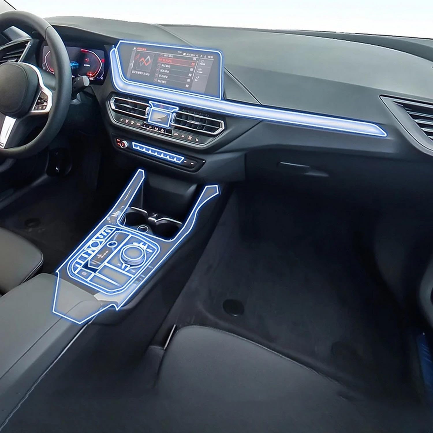 Panneau de vitesse rayé ? Solution film TPU transparent pour BMW Série 2 F44 2021 2022 2023