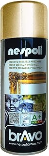 Nespoli Bomboletta Spray Aerosol Cromato Oro Effetto Metallizzato 400ml