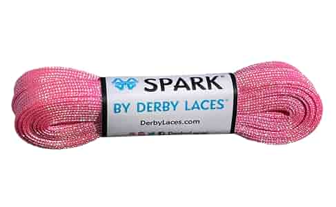 Derby Laces - Lace For Roller Derby, Hockey And Ice Skates And Boots Rainbow Mirage Spark