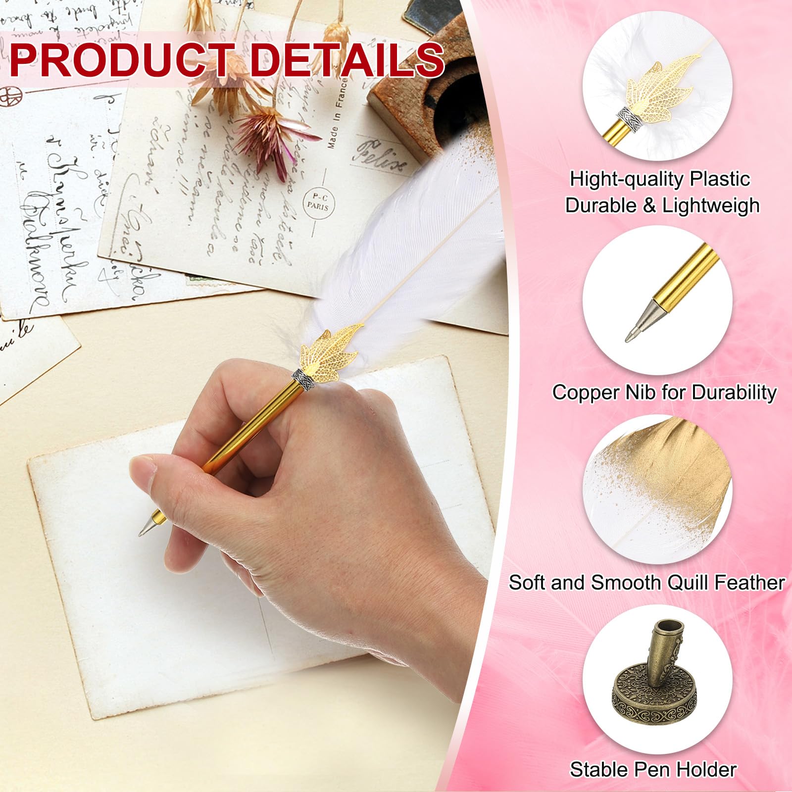 PATIKIL Feather Pen Quill - Image 3
