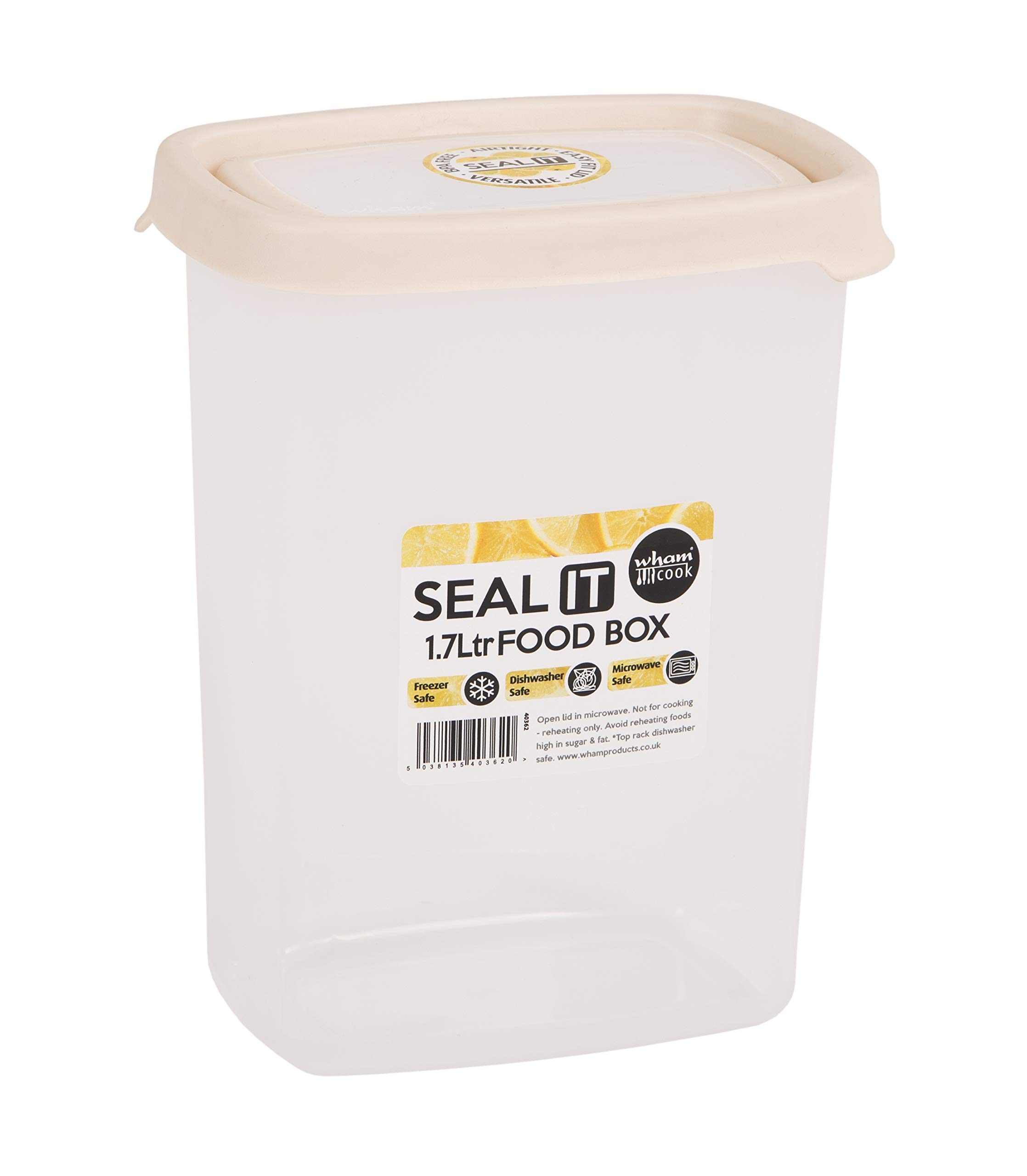 Wham Storage box, Polypropylene, Transparent, 1.7L
