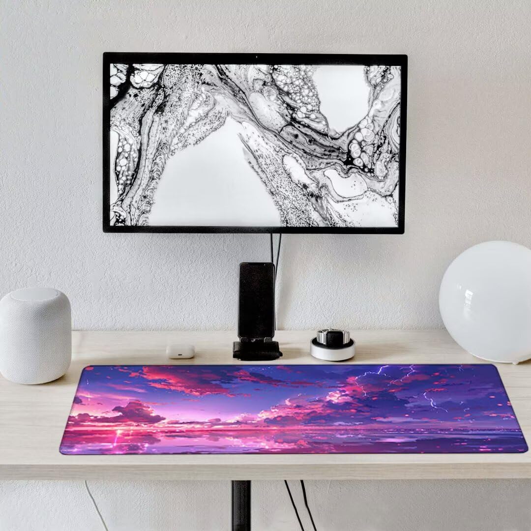 Podkładka pod mysz, podparcie nadgarstka, podkładka pod mysz z antypoślizgową gumową podstawą, ergonomiczna podkładka pod mysz do komputera, laptopa, domowego biura, kompatybilna z myszami laserowymi