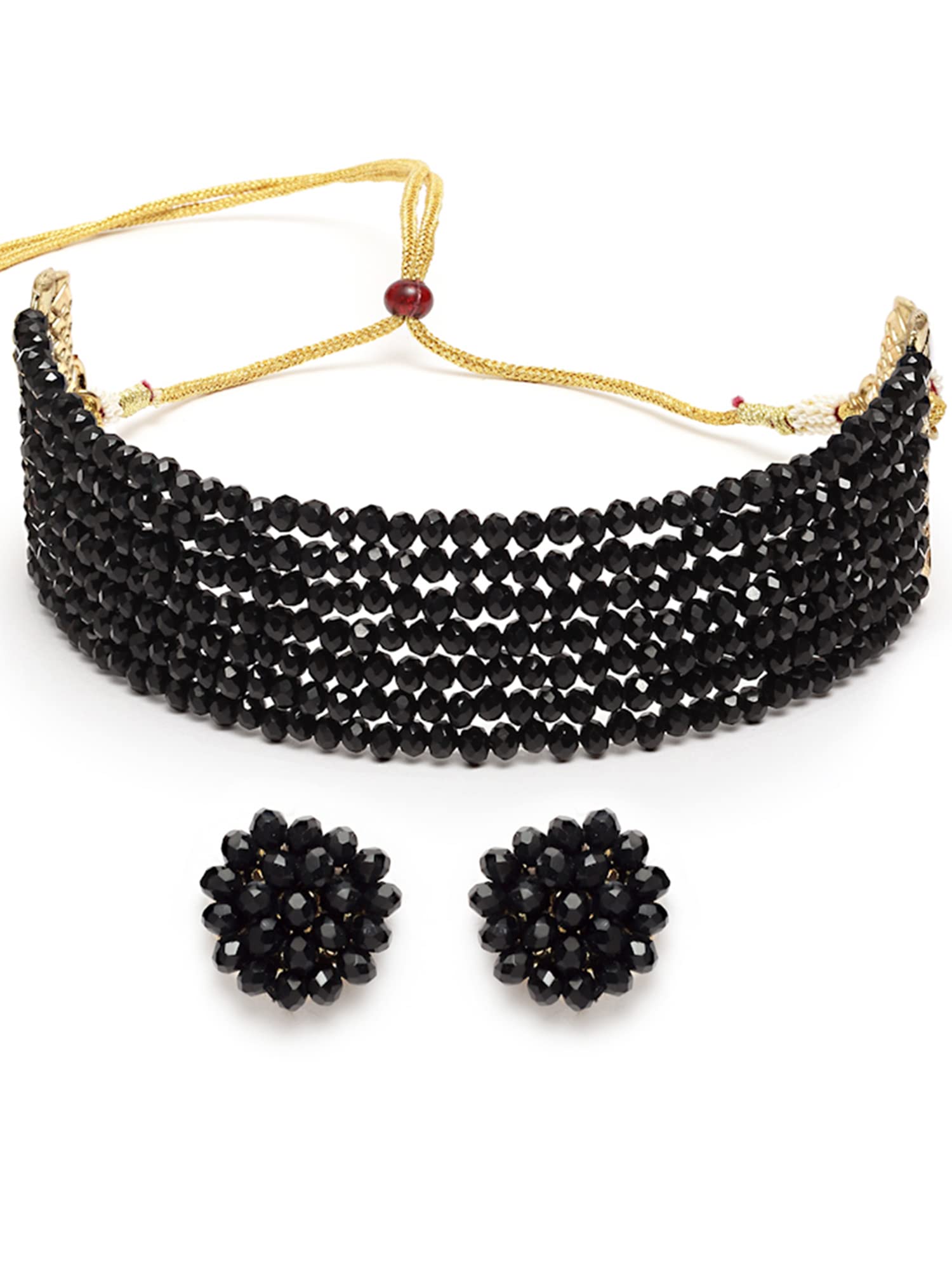 See full amazon price history chart for Karatcart Black Crystal Beaded Choker Necklace Setfor Women Karatcart Black Crystal Beaded Choker Necklace Setfor Women (B0B1DSRFGS) Amazon Price History, Amazon Price Tracker