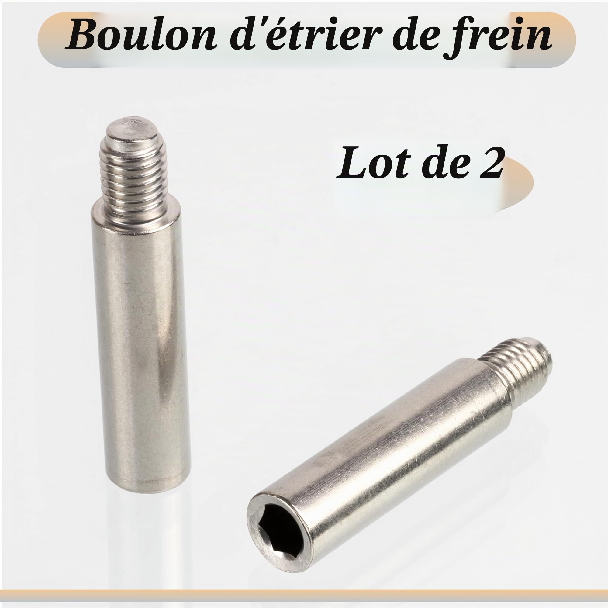 AERZETIX - C70674 - 2x Douilles de guidage d'étrier de frein - compatible avec numéros OE 34111153200