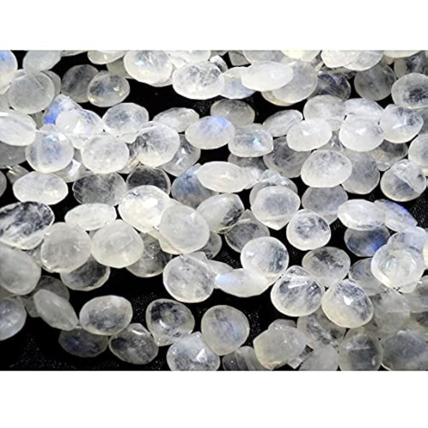 Pierre de lune cœur perles LKBEADS pour fabriquer un cadeau unique