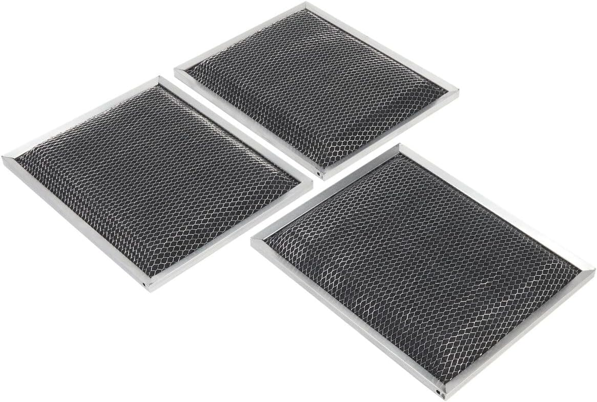 Whirlpool W10355450 Genuine OEM Hood Charcoal Filters For Ranges, 3-Pack – Replaces 1938124, AH3494894, EA3494894, PS3494894
