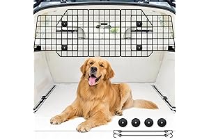 FEED GARDEN Premium Adjustable Dog Car Barrier for SUVs and Vehicles