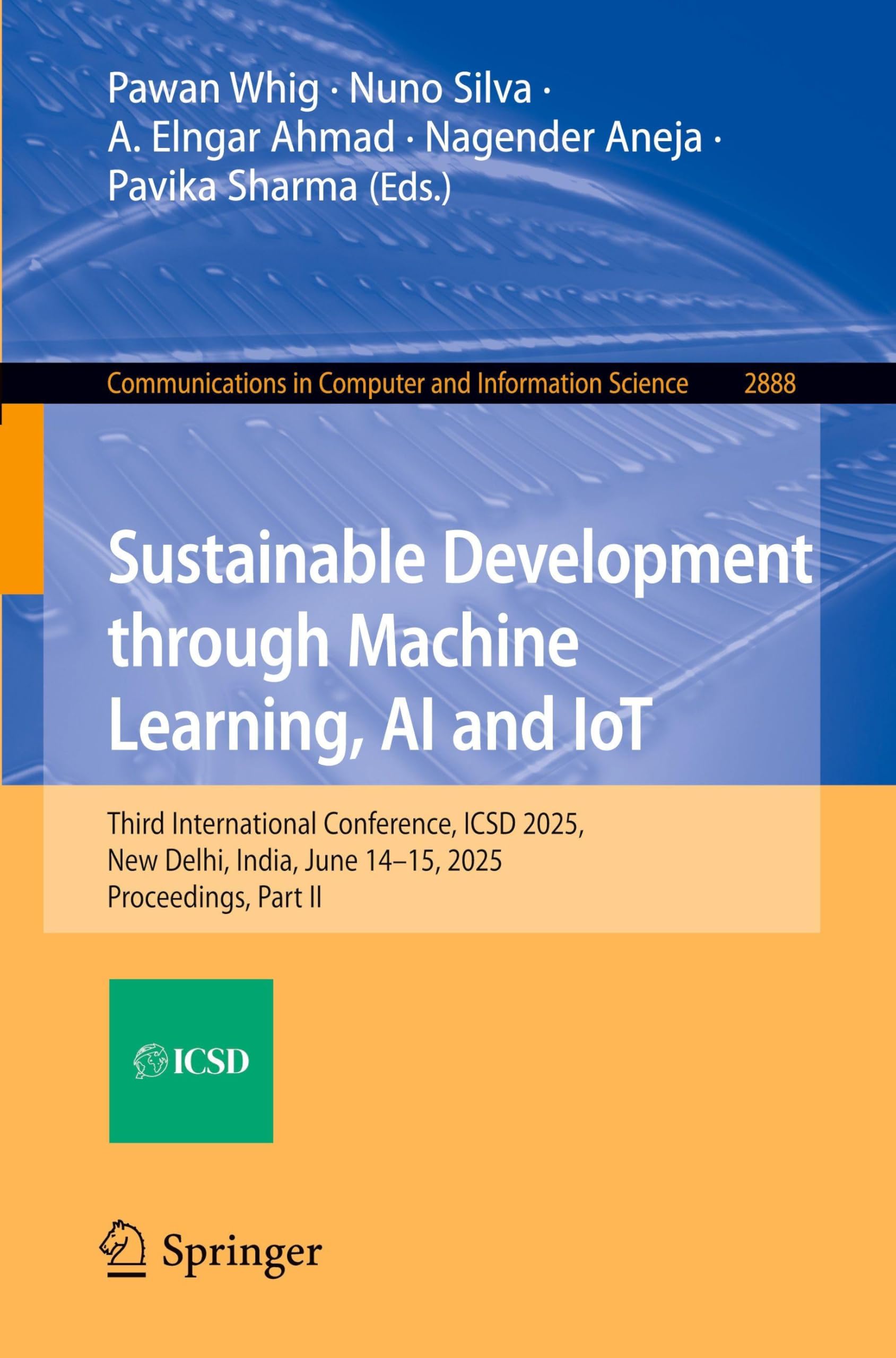 Sustainable Development through Machine Learning, AI and IoT - 9783032192417