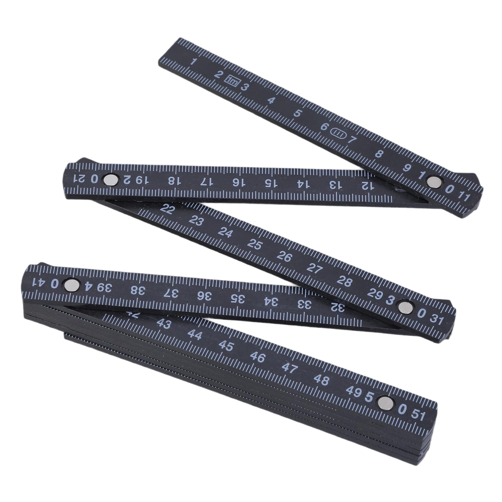 1meter Foldable Ruler with Easy to Read Printed Scale Measuring Upgrades for Construction & Educational Setting Easy Carry Design