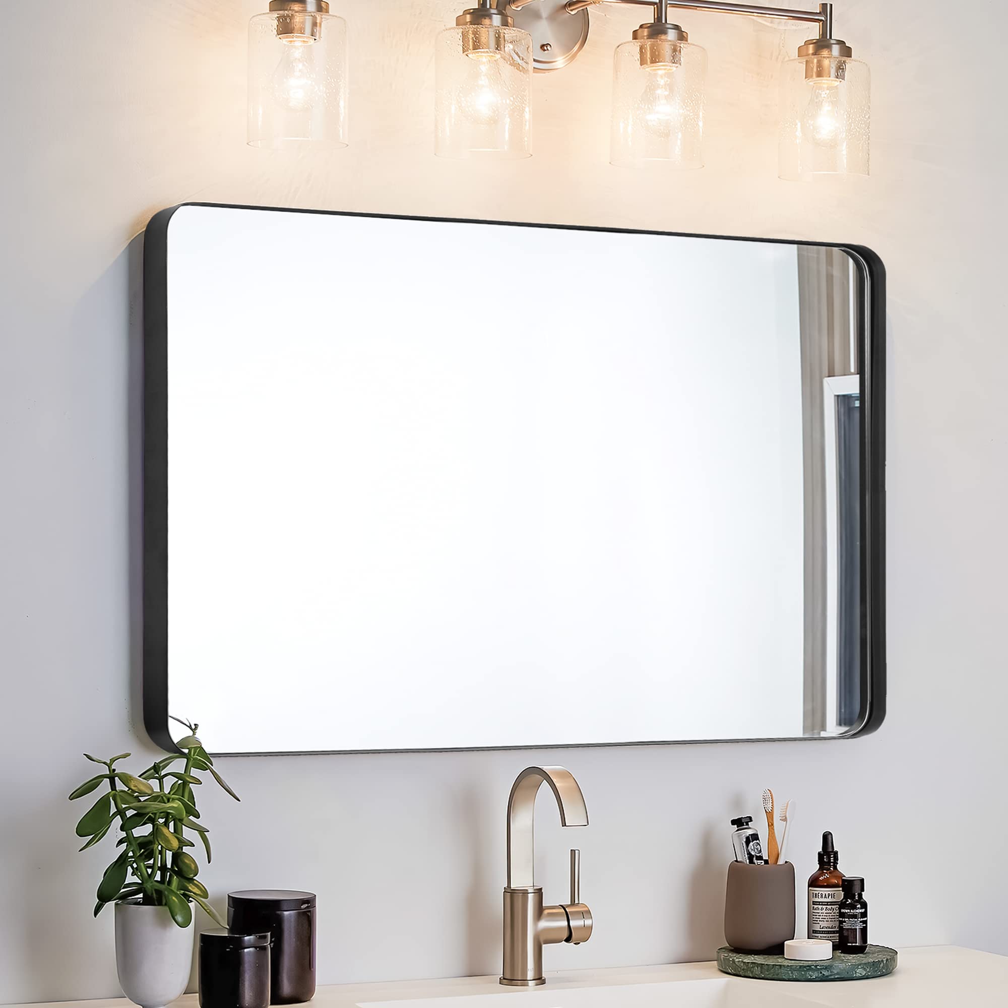 Buy Clavie Wall Mirror 22x30 Inch Mirror for Bathroom Stainless Steel