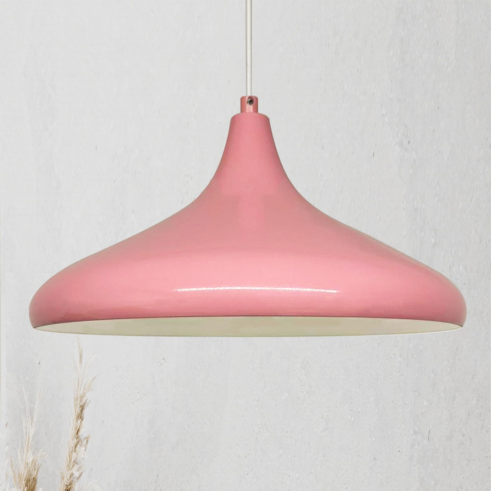 bamyum Champion, Ceiling Lights Living Room Kitchen, Metal E27 Pendant Light, Fitting Light Shade, Industrial Ceiling Lights, Retro Lampshade, Lila