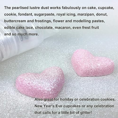 Miniatura 7 de Spray comestible con purpurina (plateado), polvo brillante para colorantes alimentarios sin aerosol, bomba de empuje de polvo espumoso de grado