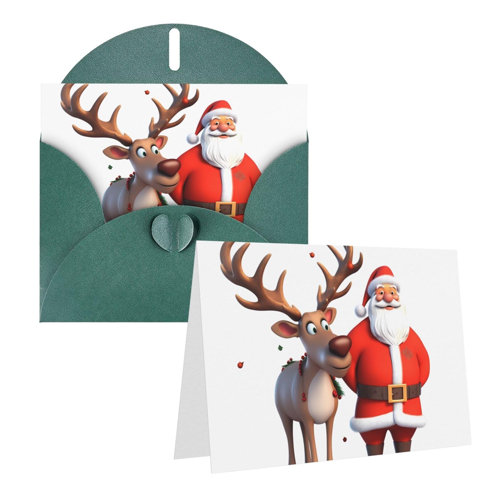 amazon-com-adanti-sant-claus-deer-print-greeting-card-pearlescent-paper-greeting-card-with-envelopes-half-fold-blank-cardstock-thanking-greeting-cards-for-holiday-wedding-bridal-party-6-x-4-inch-office-products